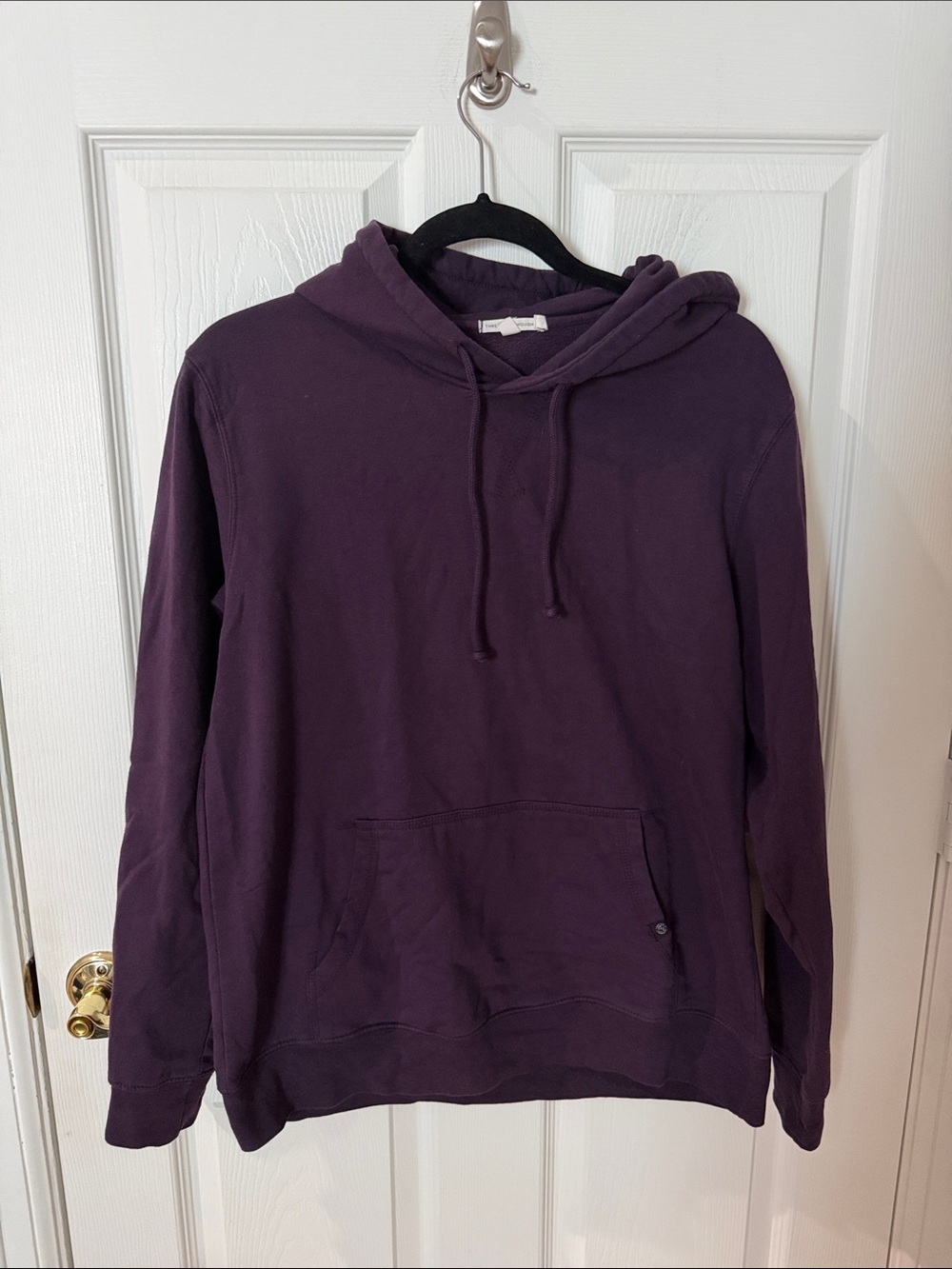 Threads 4 Thought Men's Deep Purple Crewneck Hoodie medium